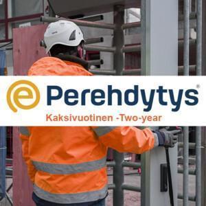 ePerehdytys - verkkokoulutus rakennustyömaan työturvallisuudesta, kaksivuotinen tilaus